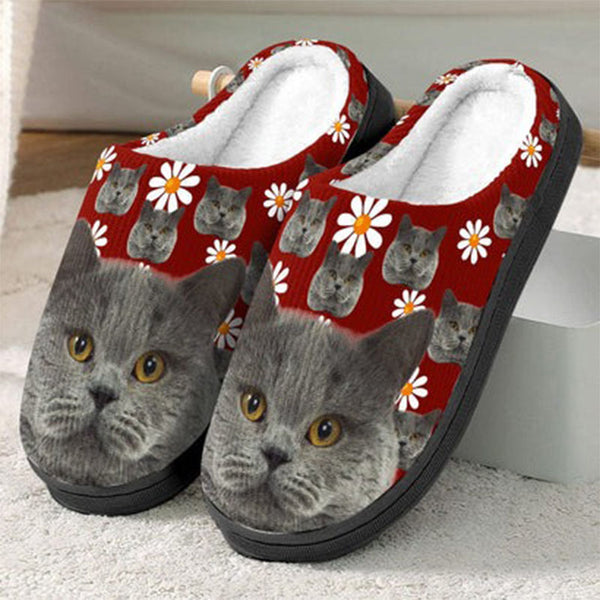 Custom Photo Dog Cat And Accessories Slipper