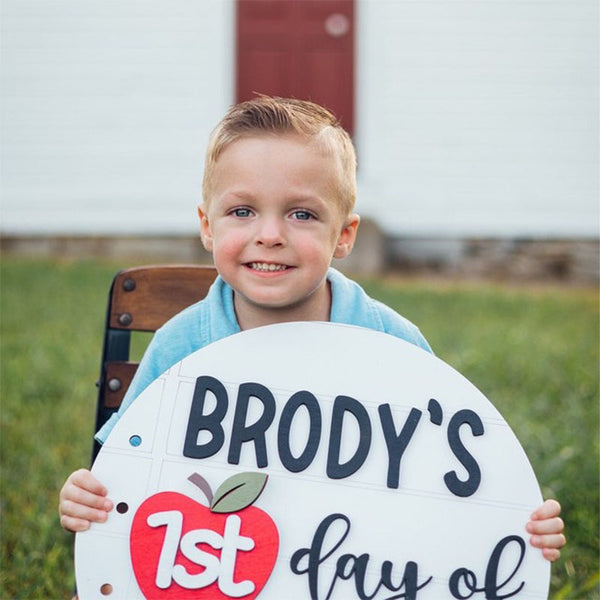 First Day of School Photo Prop, School Photos