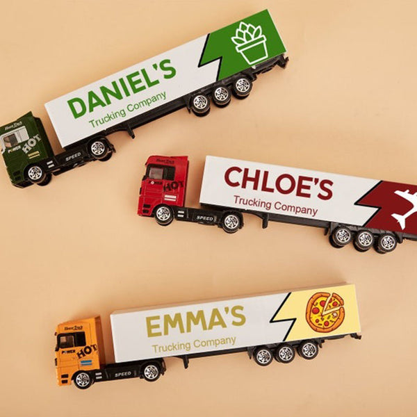 Personalized Kids Toy Truck  Custom Kids Name Toy Truck