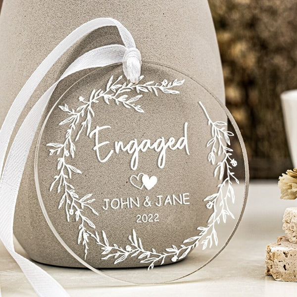 Personalize Our First Christmas Decorations Engagement Gifts, New Wedding Gifts for Couples