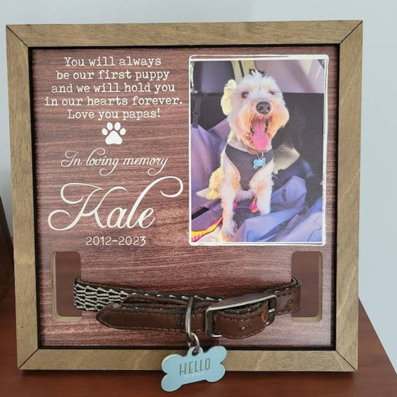 Memorial Pet Collar Sign,Memorial Standing Frame