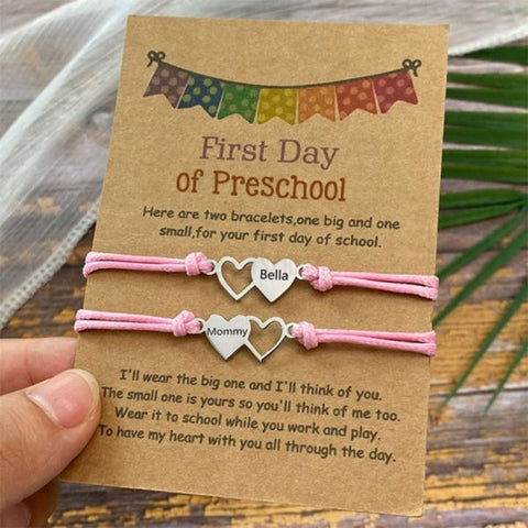 First Day of School Mommy and Me Back to School Bracelets