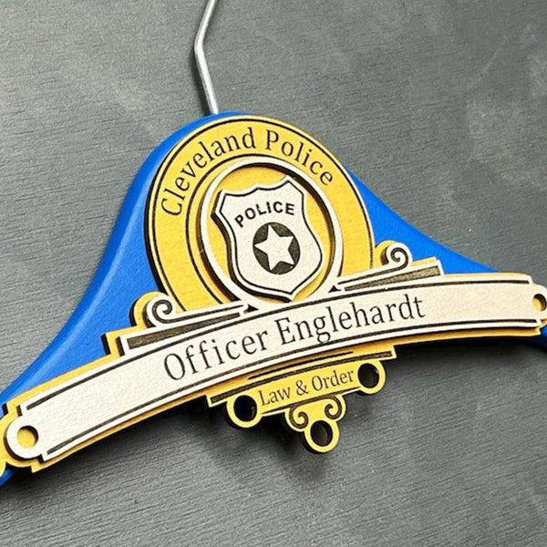 Personalized Hanger ,Personalized Police Officer Cop ,PhD ,Gifts, Judge , Physician Assistant Gifts