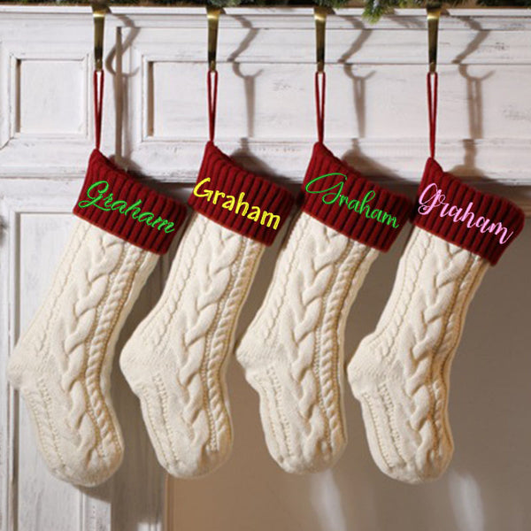 Personalized Embroidered Christmas Stocking