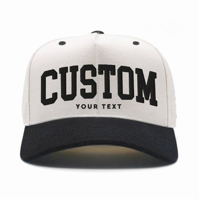 Custom Two Color Embroidery Hat Custom School Hat