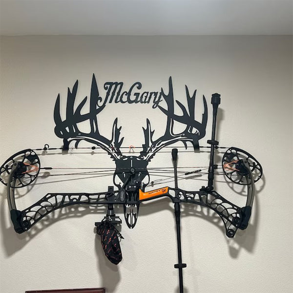 Personalized Metal Deer Head Skeleton, Gift For Hunting Lovers