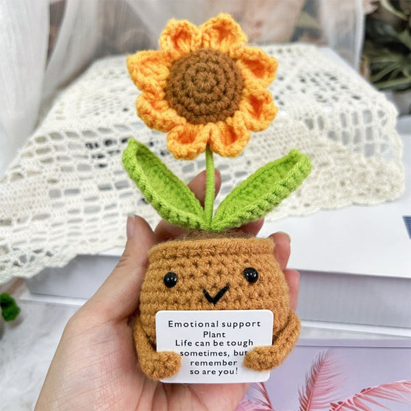 Handmade Crochet Pickle /Sunflower/Heart flower/Daisy