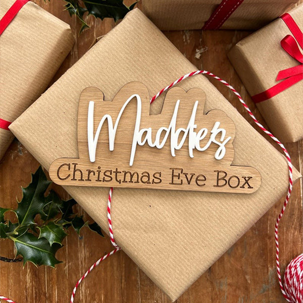 Personalised Christmas Eve Box Plaque