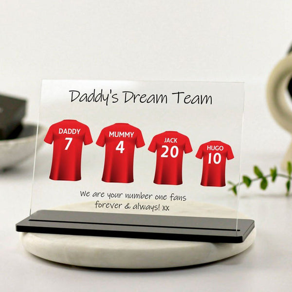 Custom Football Gift Personalised Football Shirt Print