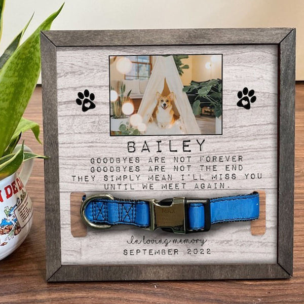 Memorial Pet Collar Sign,Memorial Standing Frame