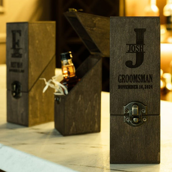 Bachelor Party Favors, Personalized Groomsmen Gift Boxes