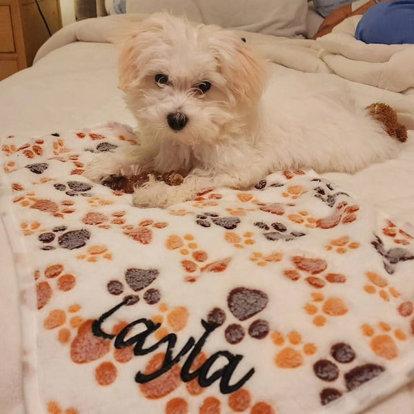 Custom Dog Blanket, Personalized Dog Blanket