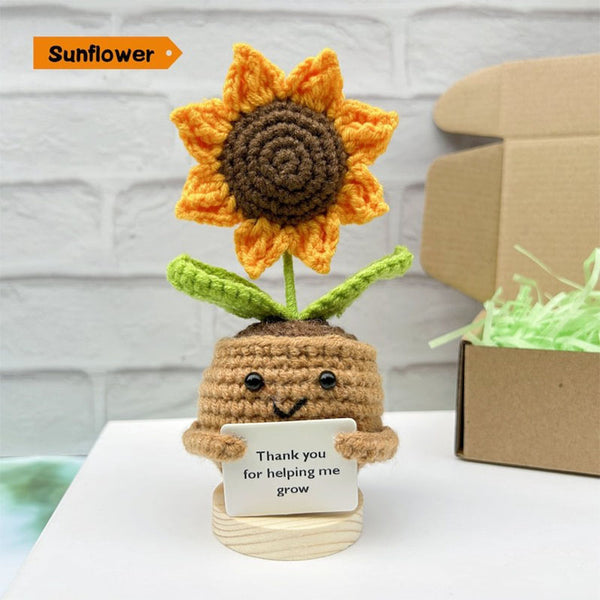 Handmade Crochet Pickle /Sunflower/Heart flower/Daisy