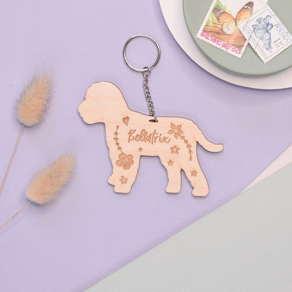 Personalised Keyring，Dog Lover Gift