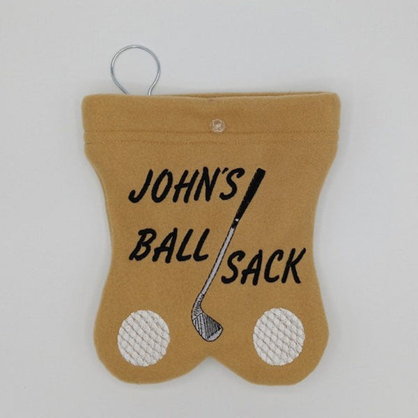 GOLF BALL BAG - Personalized Ball sack - Funny golfing - Golfers for men