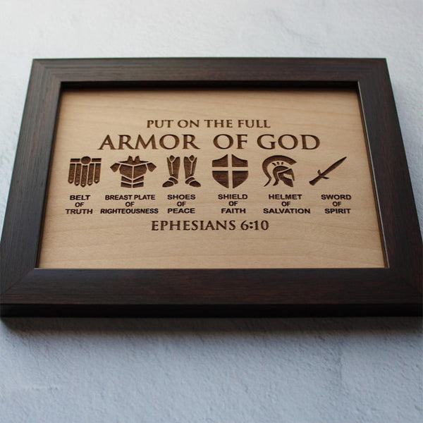 The Armor Of God Sign Decor Full Armor of God Father Gift