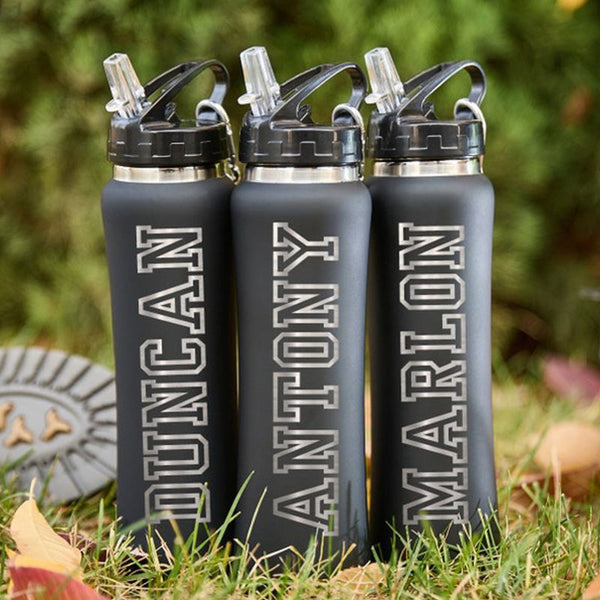 Personalized Water Bottle Custom Sport Water Bottle Engraved Name Water Bottle