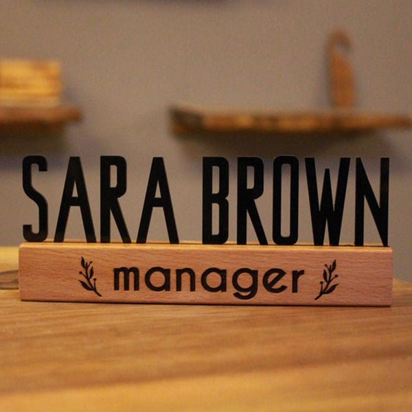 Desk Name Plate, Name plate for desk, Custom Design Desk Name Plate