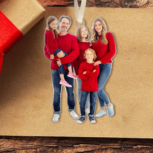 Family Photo Ornaments Christmas Custom Photo Ornament