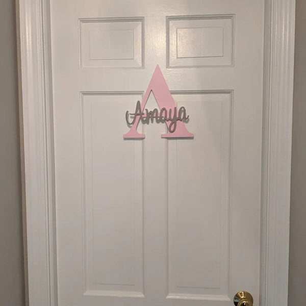 Personalized Name Sign For Kids and Babies, Door Sign, Name Sign for Kids Room