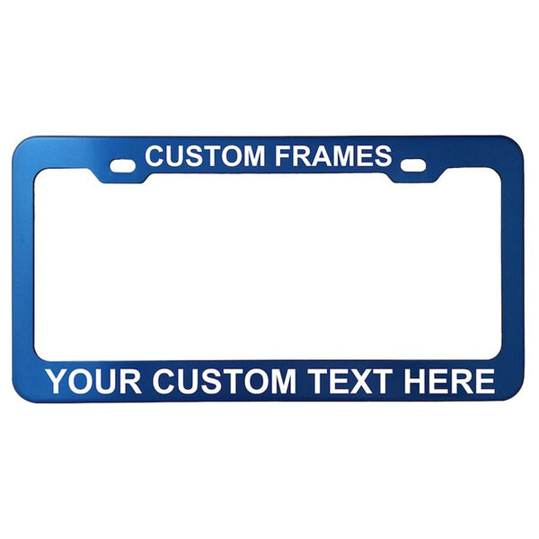 Custom License Plate Frame, Personalized Vehicle Decoration (Universal for any Vehicle)