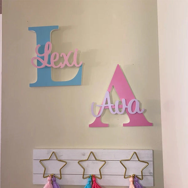 Personalized Name Sign For Kids and Babies, Door Sign, Name Sign for Kids Room