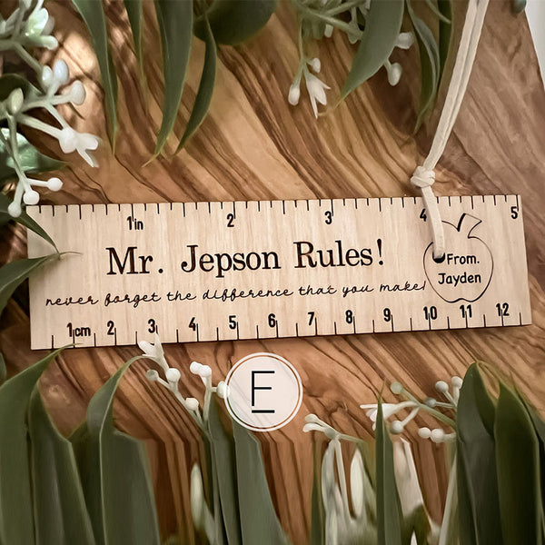 Teacher Appreciation Bookmark | Teacher Gift Personalized Bookmark | End of Year Gift