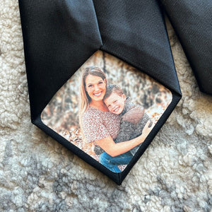 Custom Fabric Photo Patch for Ties for Him