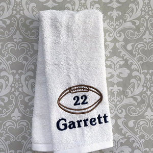 Personalized Ball Towel, Personalized Gift, Gift For Him