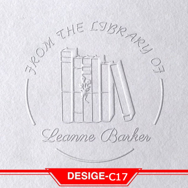 Book Embosser Personalized , Custom Stamp Embosser, Book Stamp, From The Library Of Stamp, Library Stamp