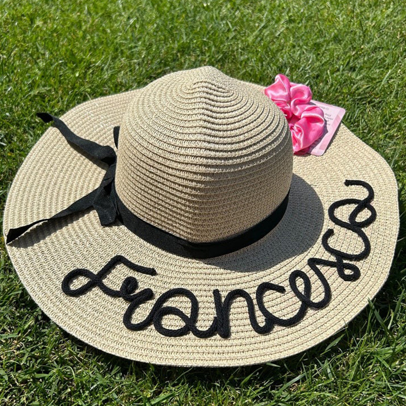 Customizable straw hat