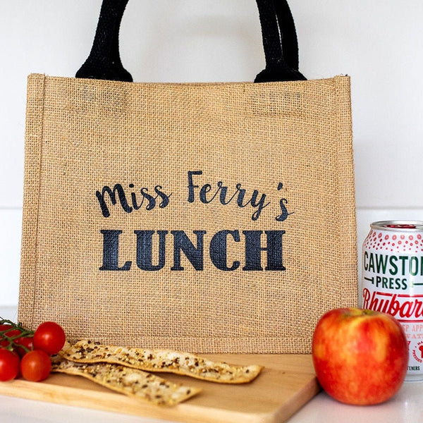 Personalised Teacher Lunch Bag, Teacher Gifts, Teaching Assistant Gift