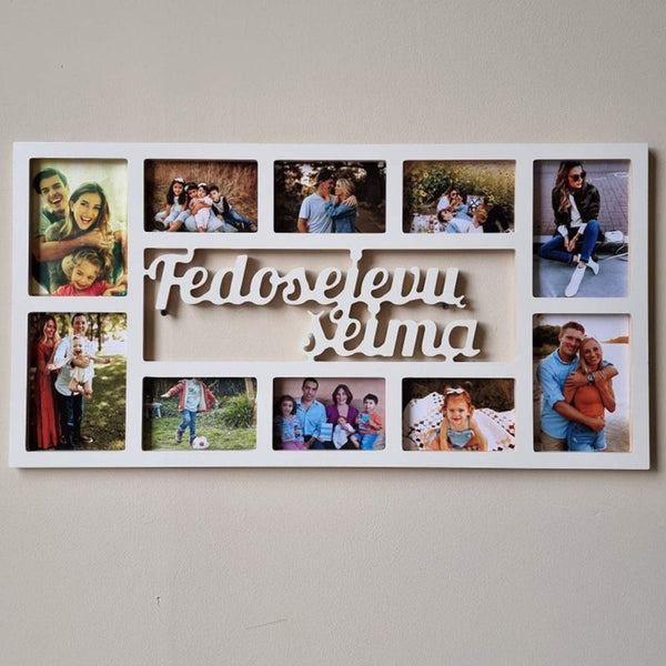 Custom Text Picture Frame Picture Frame Collage Collage Picture Frame