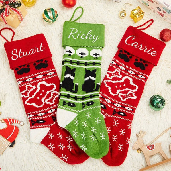 New Christmas Socks Pets Christmas Decorative Socks Gifts