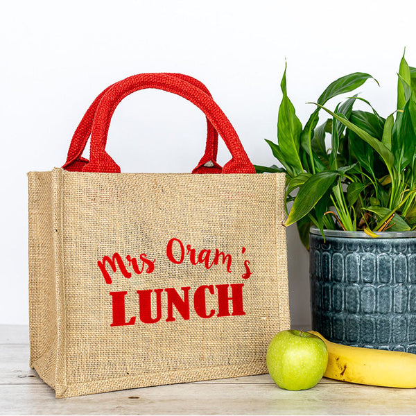 Personalised Teacher Lunch Bag, Teacher Gifts, Teaching Assistant Gift