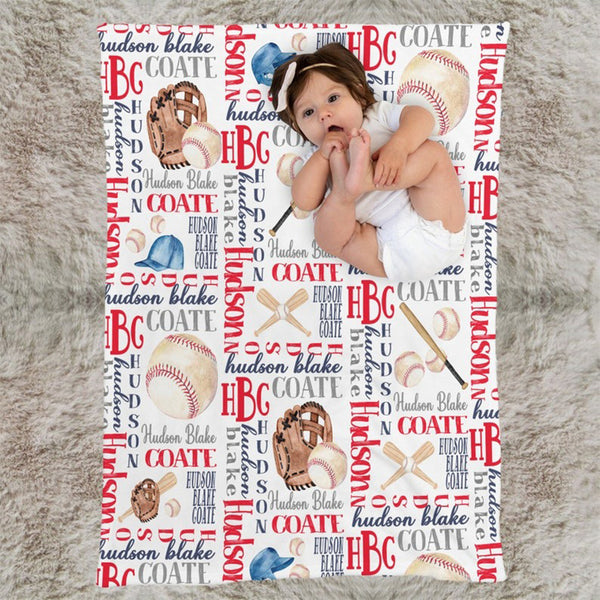 Gift For Dad Personalized Blanket, Best father Ever Photo Collage Throw, Customized Gift