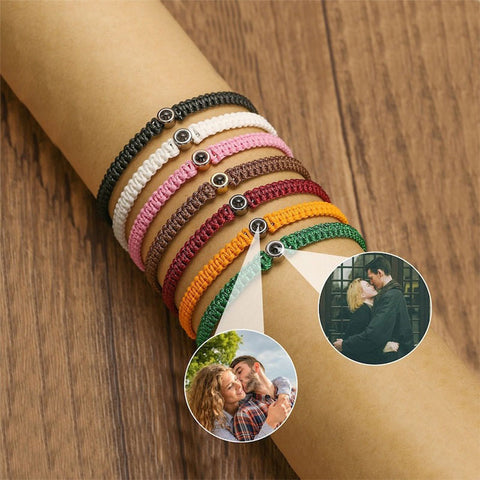 Custom Photo Projection Bracelet Personalized Picture Projection Bracelets