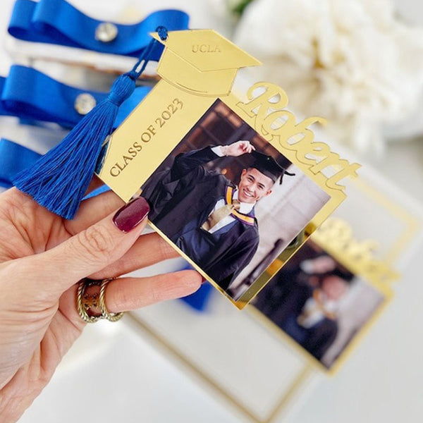 Custom Graduation Photo Magnet, Graduation Cap Fridge Magnet