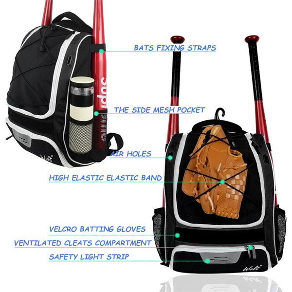 Personalized Baseball,Softball Backpack| Custom Baseball Bag | Custom Softball Bag