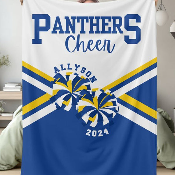 Cheerleading Custom Blankets, Team Gifts