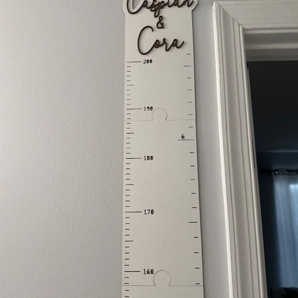 Personalized Growth Chart Wall Nursery Decor Personalized Baby Shower Gift