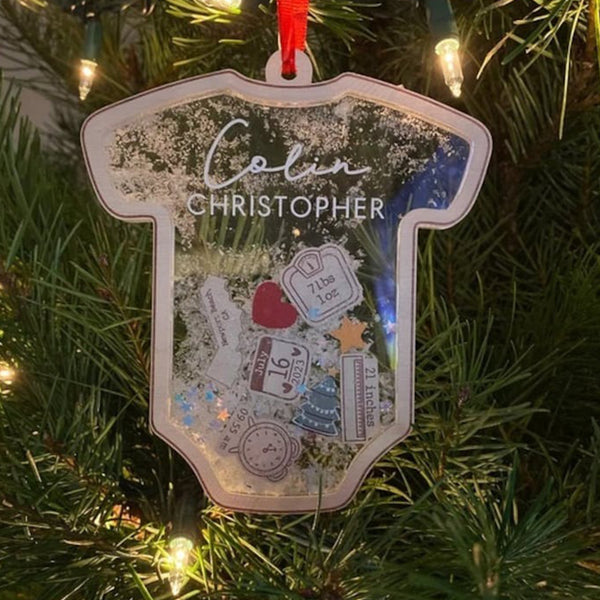 Baby'S First Christmas Decorations, Custom Baby Name Gifts