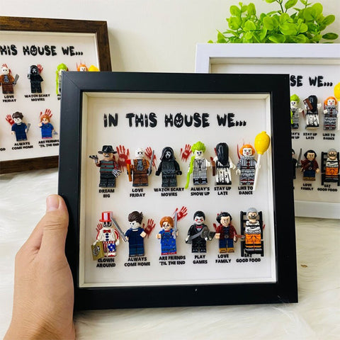 In This House We… Horror Gift Frame (Halloween Scary Movie)