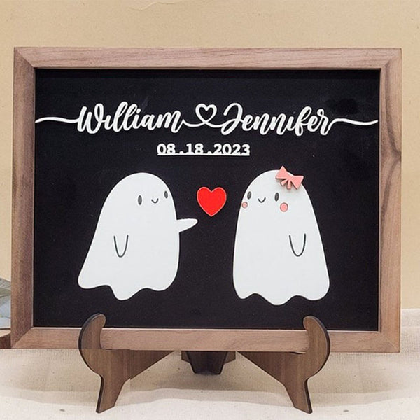 Forever My Boo | Couple Decoration|Custom Halloween Gift |Personalized Gifts | Custom Couple Gifts | Valentine's Gifts