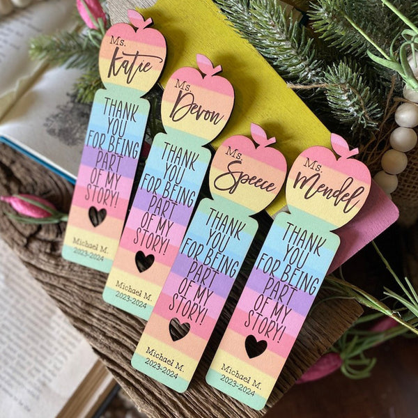 Teacher Bookmark, Teacher Appreciation Gift, Gift for Teacher, Personalized Bookmark