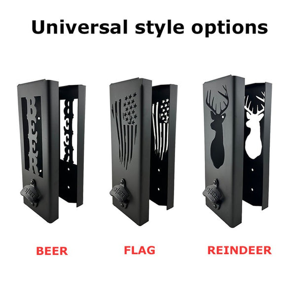 Custom Can Cooler Holder with Bottle Opener, Personalized Cooler Dispenser