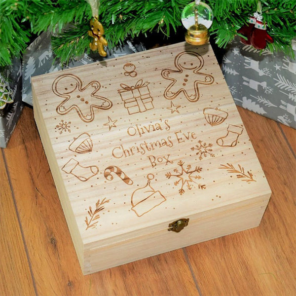 Bespoke Personalised Wooden Christmas Box