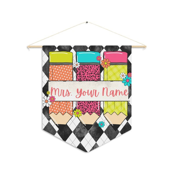 Personalized classroom banner, teacher banner, thank you gift for teacher, end of term, Christmas