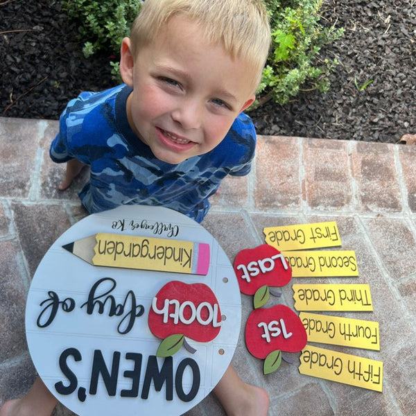 First Day of School Photo Prop, School Photos