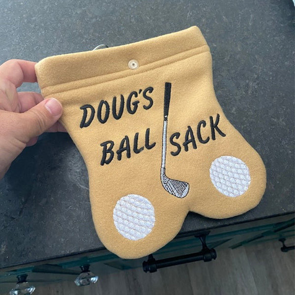 GOLF BALL BAG - Personalized Ball sack - Funny golfing - Golfers for men